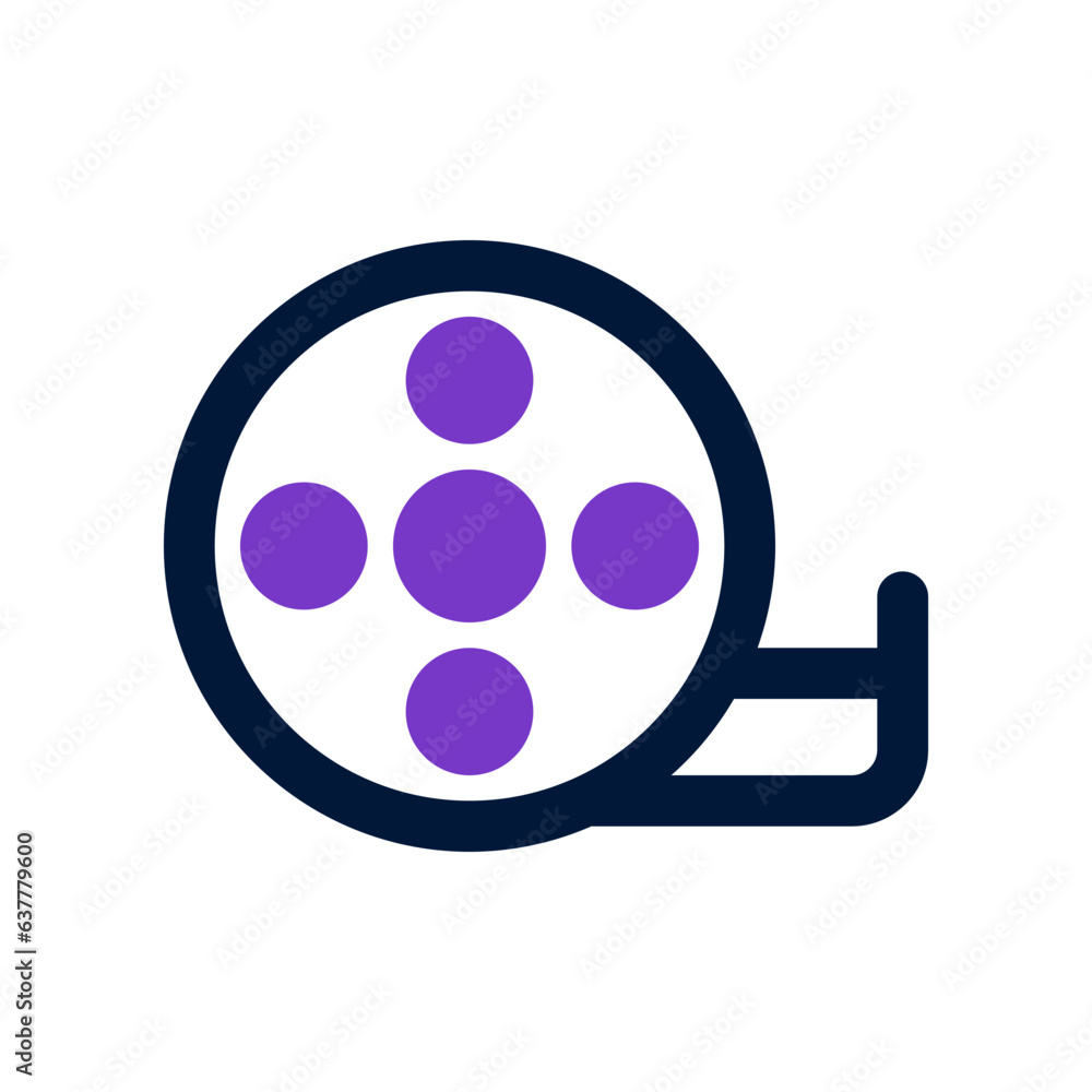 roll film icon. vector icon for your website, mobile, presentation, and logo design.