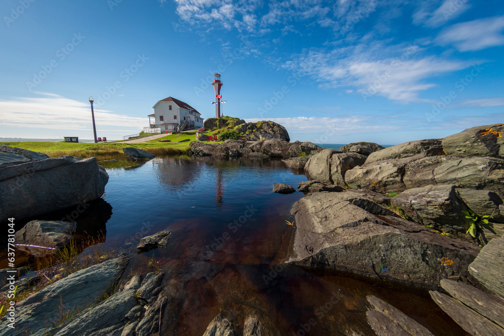 Cape Forchu lighthouse wide angle