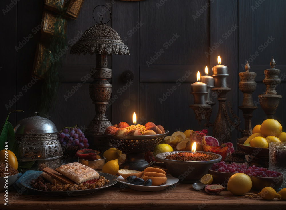 Ramadan, holiday table Ramadan, holiday table