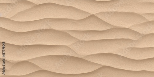 Seamless white sandy beach or  desert sand dunes tileable texture. Boho chic light brown clay colored summer repeat pattern background. A high resolution 3D, Generative AI