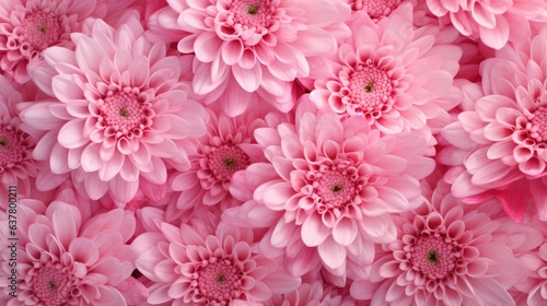 Pink chrysanthemum patterned backdrop for love and special occasions. Mockup image