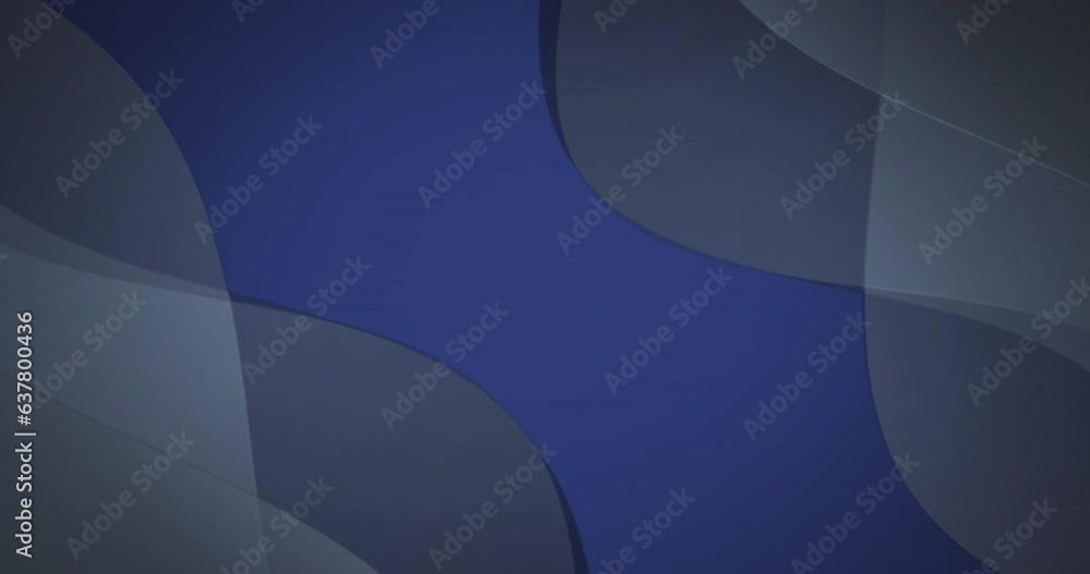 Animation of abstract grey gradient shapes patterns against blue background with copy space Animation of abstract grey gradient shapes patterns against blue background with copy space