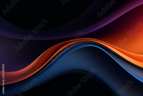 Abstract background, colorful smooth wave, curve, shiny design