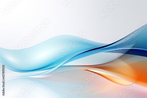 Abstract background, colorful smooth wave, curve, shiny design