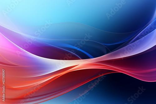 Abstract background, colorful smooth wave, curve, shiny design