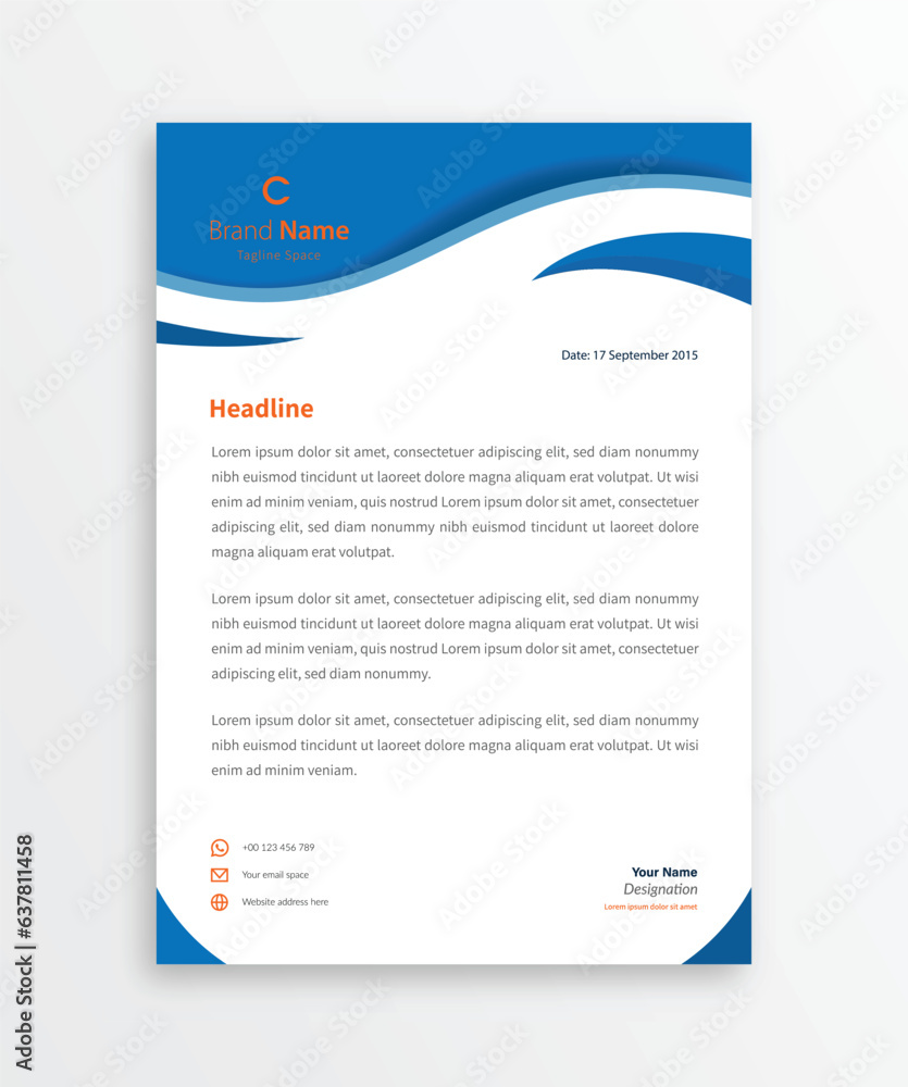 letterhead design letterhead design