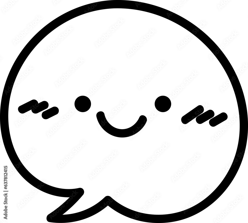 Speech bubble doodle Speech bubble doodle
