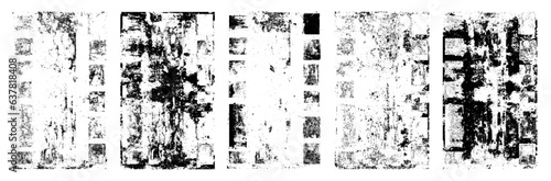 Dust and scratches Set of White Grainy Texture Isolated On Black Background. Dust Overlay Texture. Noise Particles. Rough Grunge Shabby Scratched Torn Dust Texture. Distressed Overlay Surface texture