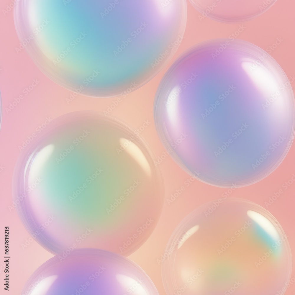 A captivating display of vibrant spheres dancing on a bright pink background, evoking a sense of joy and colorfulness A captivating display of vibrant spheres dancing on a bright pink background, evoking a sense of joy and colorfulness