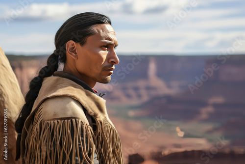 Portrait of a native american looking proud  © RDO