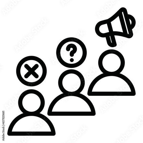 Net Promoter Score Outline Icon