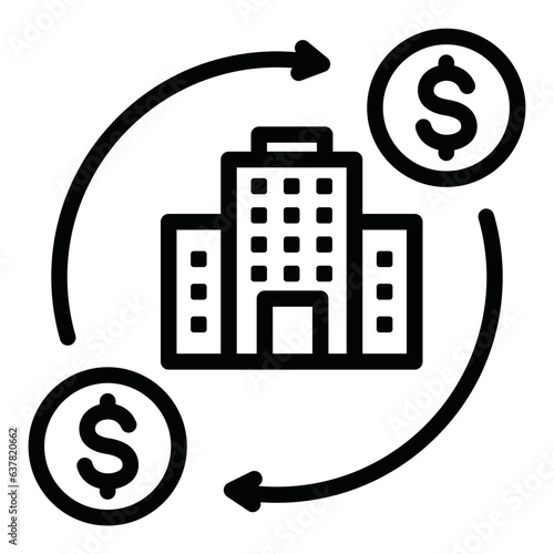 Return On Assets Outline Icon