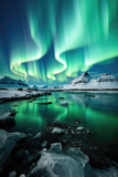 Beautiful Northern Lights Landscape