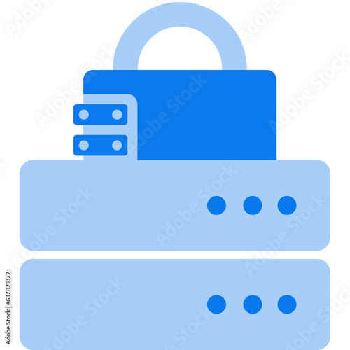 illustration of a icon vps hosting 