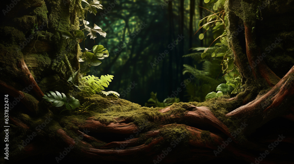 Obraz premium forested environment to emphasize its natural and eco-friendly qualities