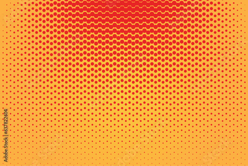Dot Pattern Background Halftone Pattern & Trendy Style in Sunburst.