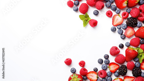 variety of antioxidant-rich berries like blueberries