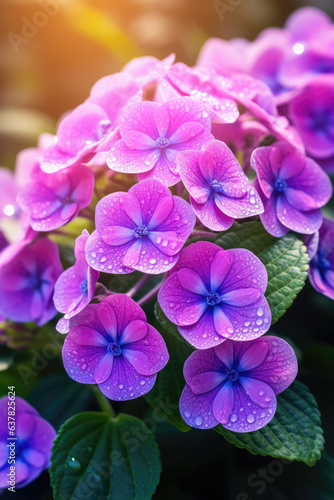 Beautiful Hydrangea Close-Up