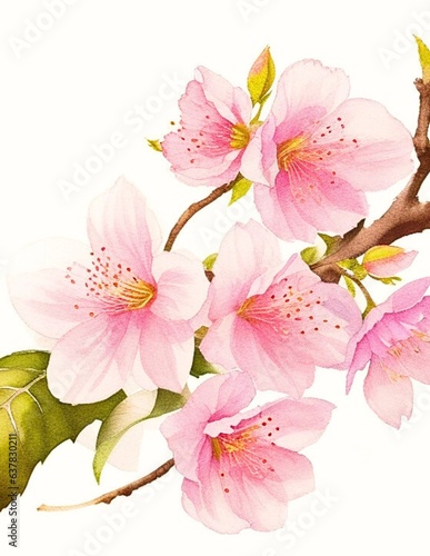 Watercolor Dreams: The Delicate Palette of Japanese Sakura Blooms