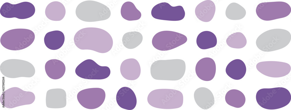 かわいい抽象的なゆるゆるフレーム Set of cute abstract shapes.Vector loose frame. かわいい抽象的なゆるゆるフレーム Set of cute abstract shapes.Vector loose frame.