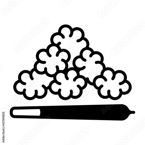 Hash Acapulco Gold vaporizer vector icon design, Cannabis and marijuana symbol, thc and cbd sign, recreational herbal drug stock illustration, smoking marijuana 420 concept