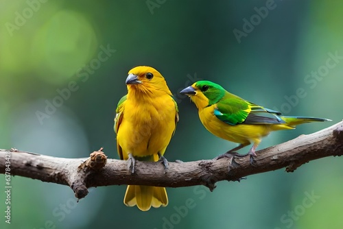 blue and yellow macaw © Sajawal