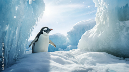 Penguin in polar regions