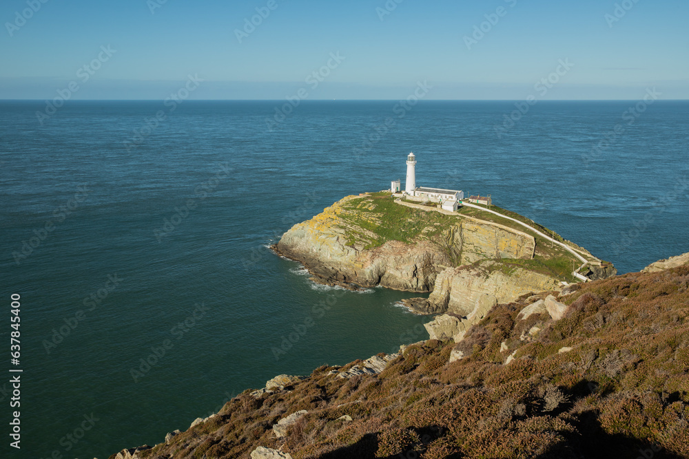 South Stack lighthouse on the Anglesey Coast, North Wales