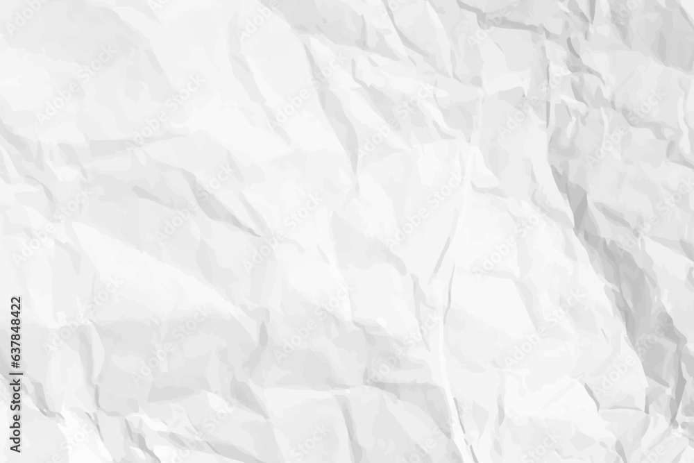 Obraz premium White clean crumpled paper