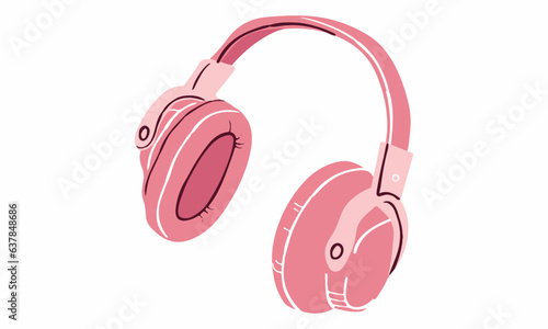 headphones isolated on white background