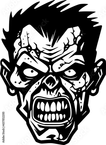 Zombie - High Quality Vector Logo - Vector illustration ideal for T-shirt graphic