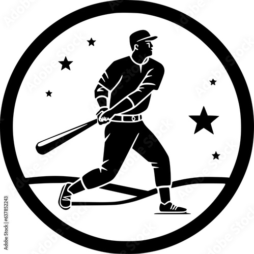 Baseball - High Quality Vector Logo - Vector illustration ideal for T-shirt graphic