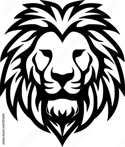 Lion | Minimalist and Simple Silhouette - Vector illustration