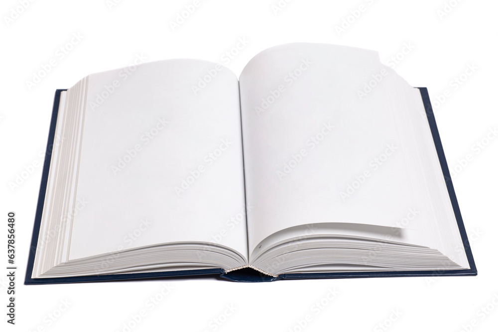open book isolated on white background. open book isolated on white background.