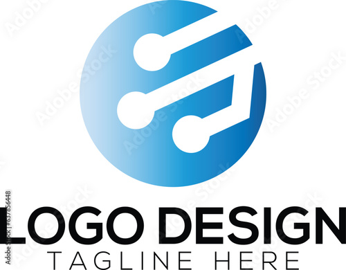 Technology logo vector