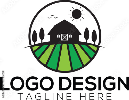 Farm circle logo design