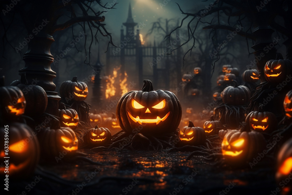 Haunted Harvest, A Halloween Feast of 3D Pumpkins Haunted Harvest, A Halloween Feast of 3D Pumpkins