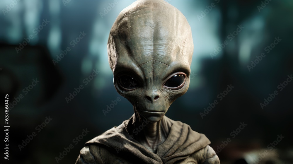 Obraz premium An alien from outer space