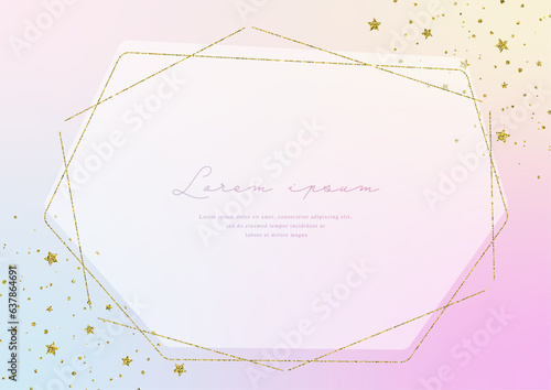 starry night sky frame
