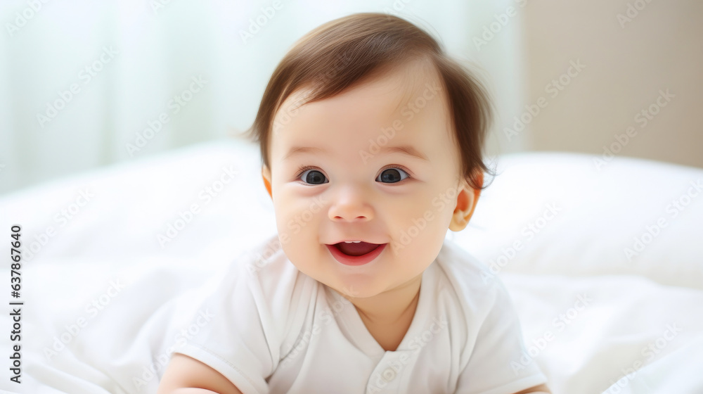 Radiant Baby's Laughter