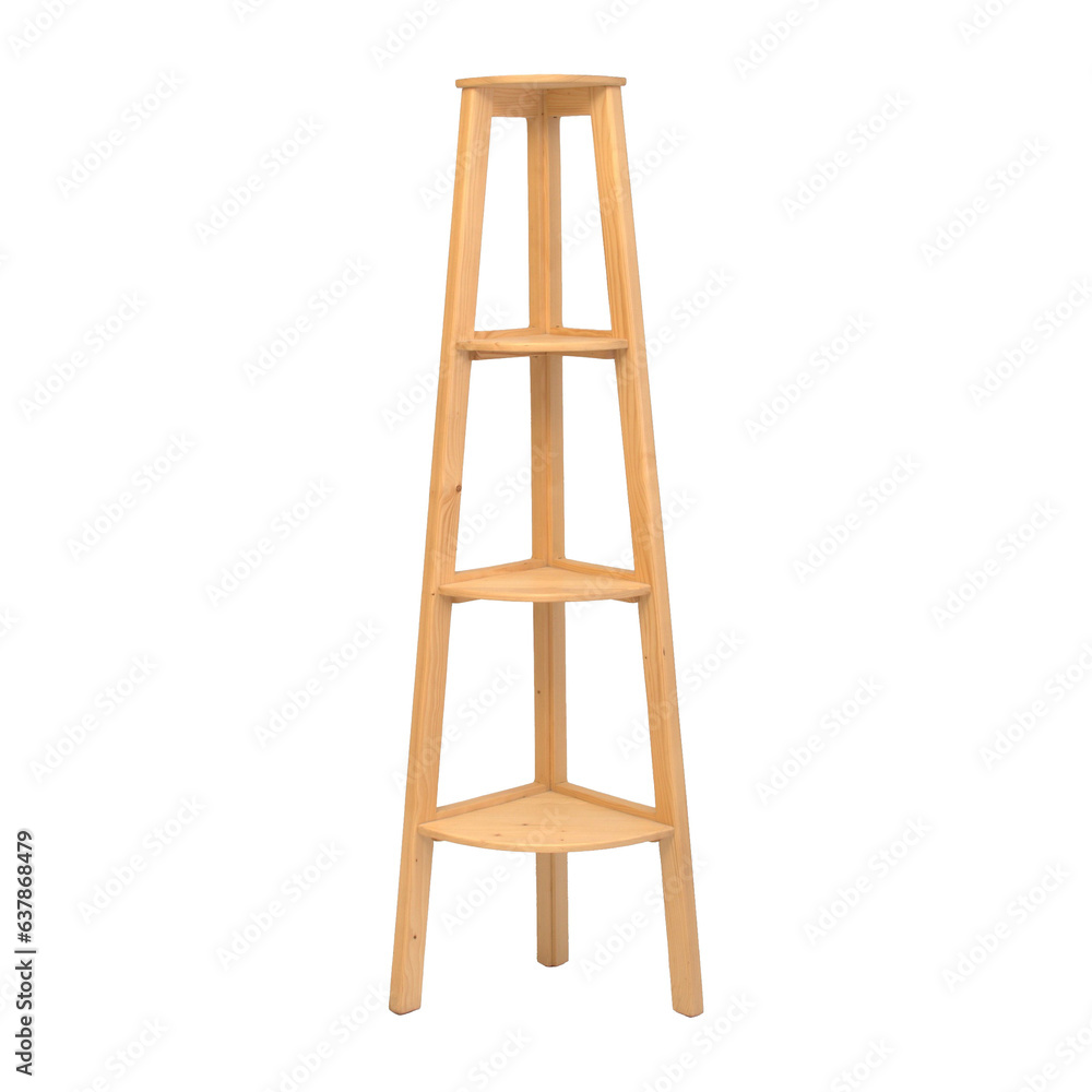 Wooden stand shelves on white background. Interior design Inspiration. Furniture modern inspiration. Home living. Wooden stand shelves on white background. Interior design Inspiration. Furniture modern inspiration. Home living.