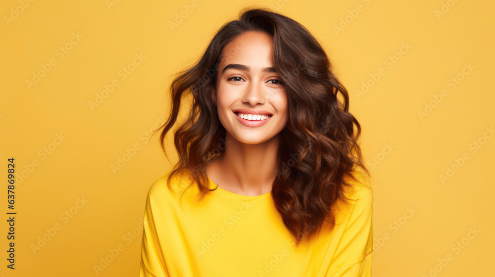 Minimalist Portrait of a Multicultural Fashion Model Minimalist Portrait of a Multicultural Fashion Model