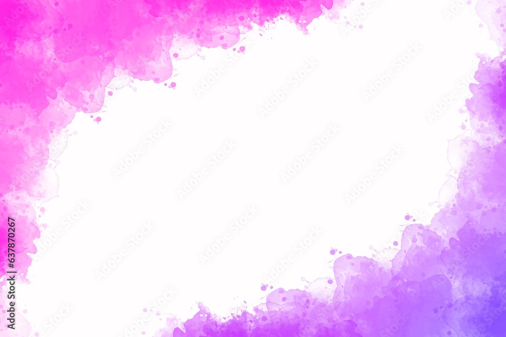 Pink violet watercolor background