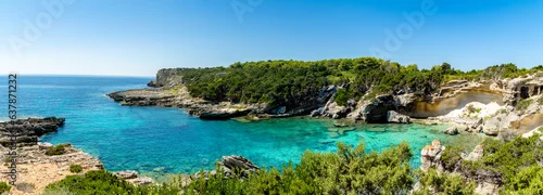 Obraz  z motywem Italy Archipelago Toscano Livorno, visit to the island of Pianosa, bay of bruciato