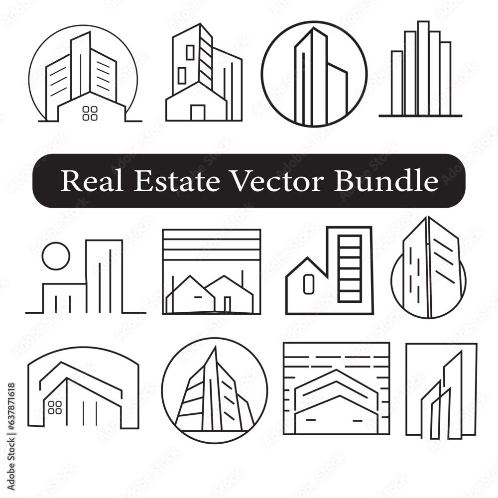 Free vector home icons collection
