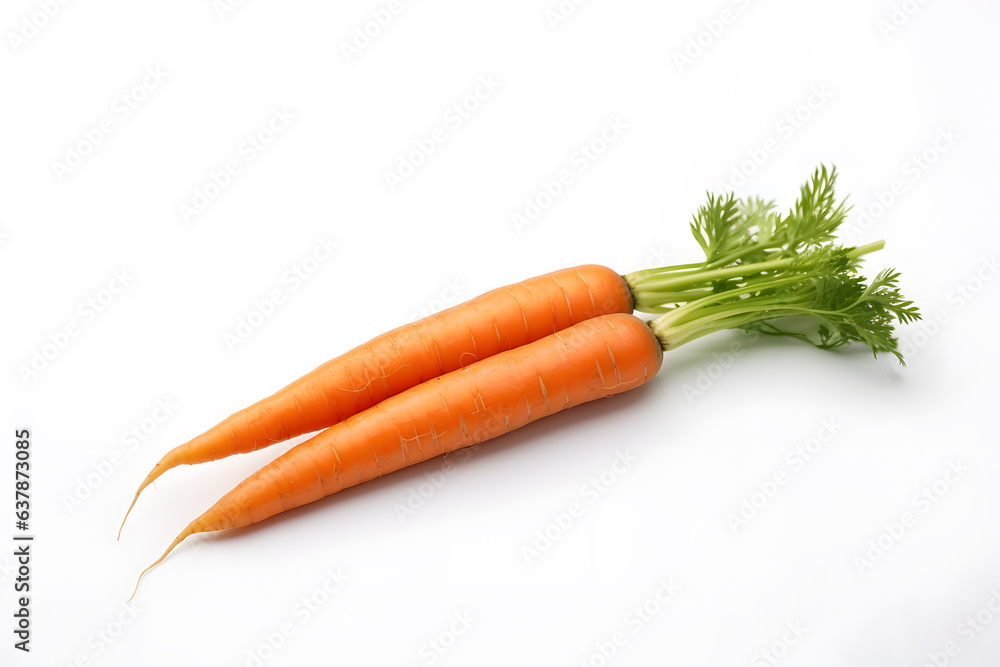 carrots isolated on white background. organic healthy ,vegetable food. carrots isolated on white background. organic healthy ,vegetable food.