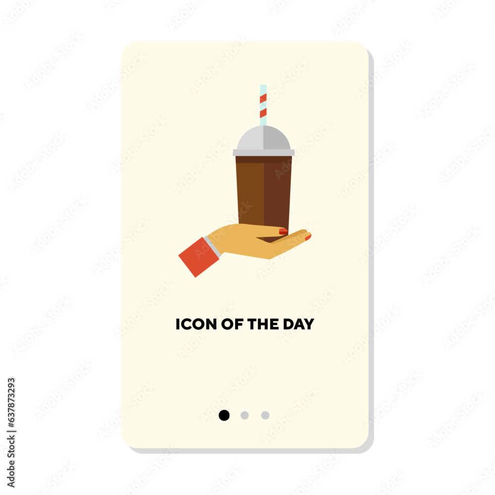 Drinking coffee and coffee cup flat vector icon. Paper, ceramic, plastic cup, take away isolated. Coffee making and culture concept. Vector illustration symbol elements for web design and apps Drinking coffee and coffee cup flat vector icon. Paper, ceramic, plastic cup, take away isolated. Coffee making and culture concept. Vector illustration symbol elements for web design and apps