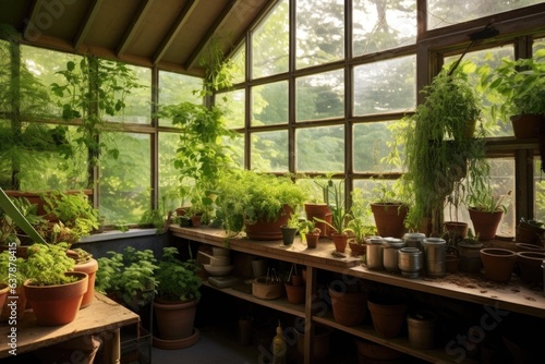 greenhouse windows with streak-free shine