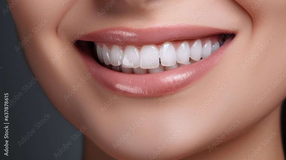 Obraz premium Close up of woman smile