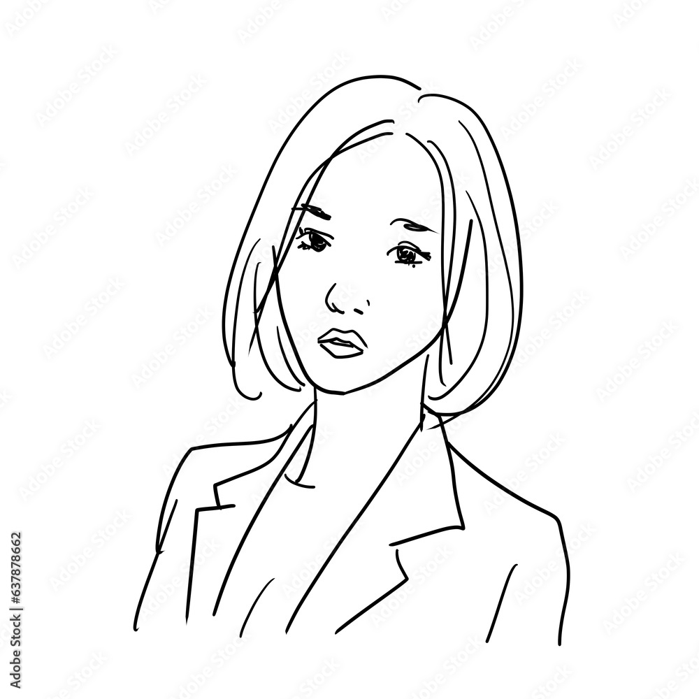 girl with a suit girl with a suit